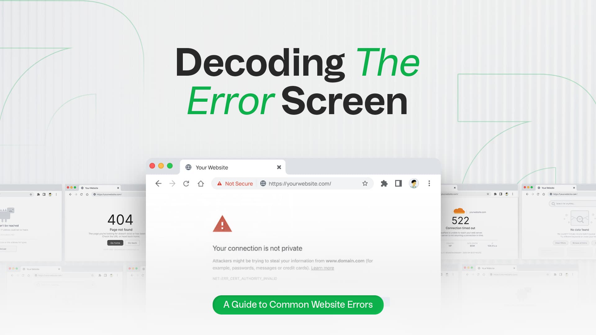 Website Error Codes Explained: The Ultimate Guide to HTTP Status Codes