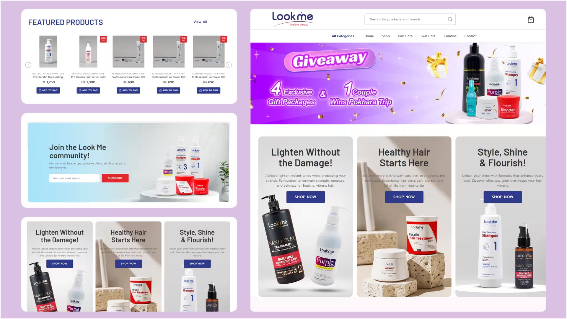 Look Me Ecommerce Website